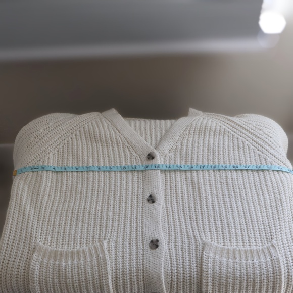 Able Cristina Boyfriend Cardigan Womens XL Cream Closet Staple Coastal - Picture 7 of 10